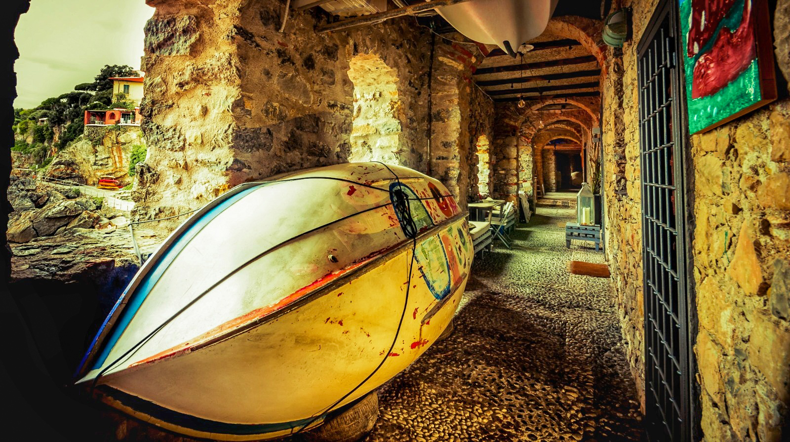 Rimessaggio improvvisato.