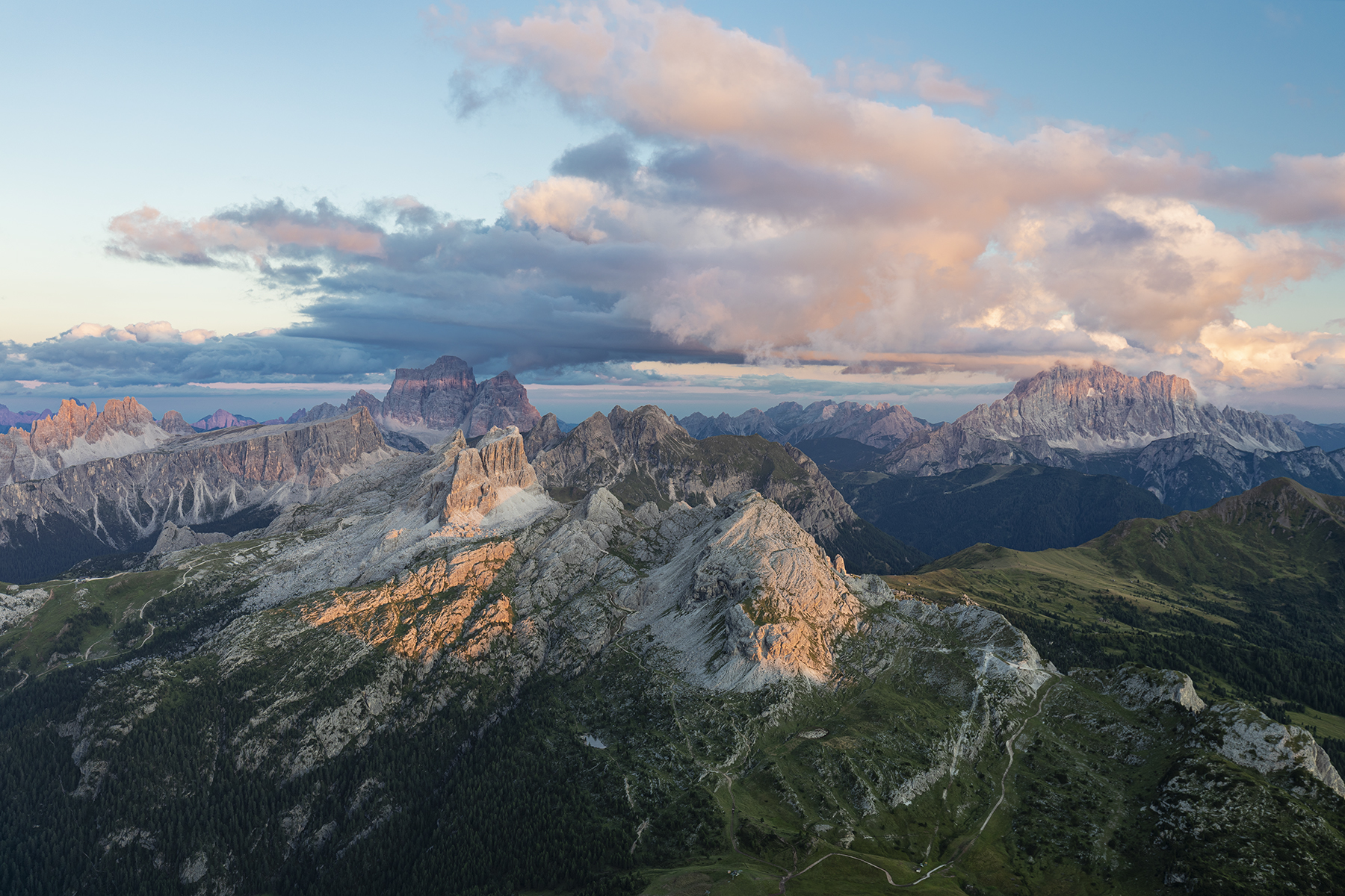 cartolina dalle dolomiti