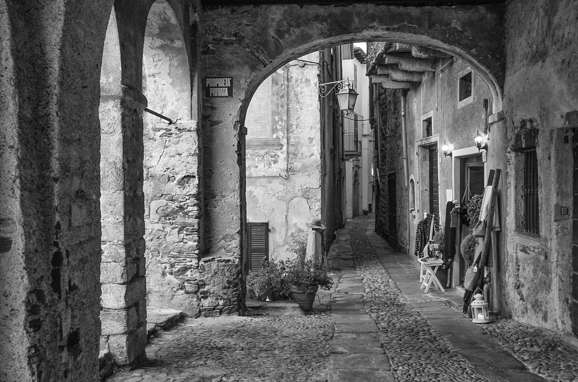 On the streets of Orta