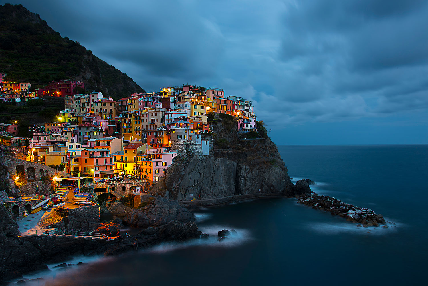Manarola al crepuscolo