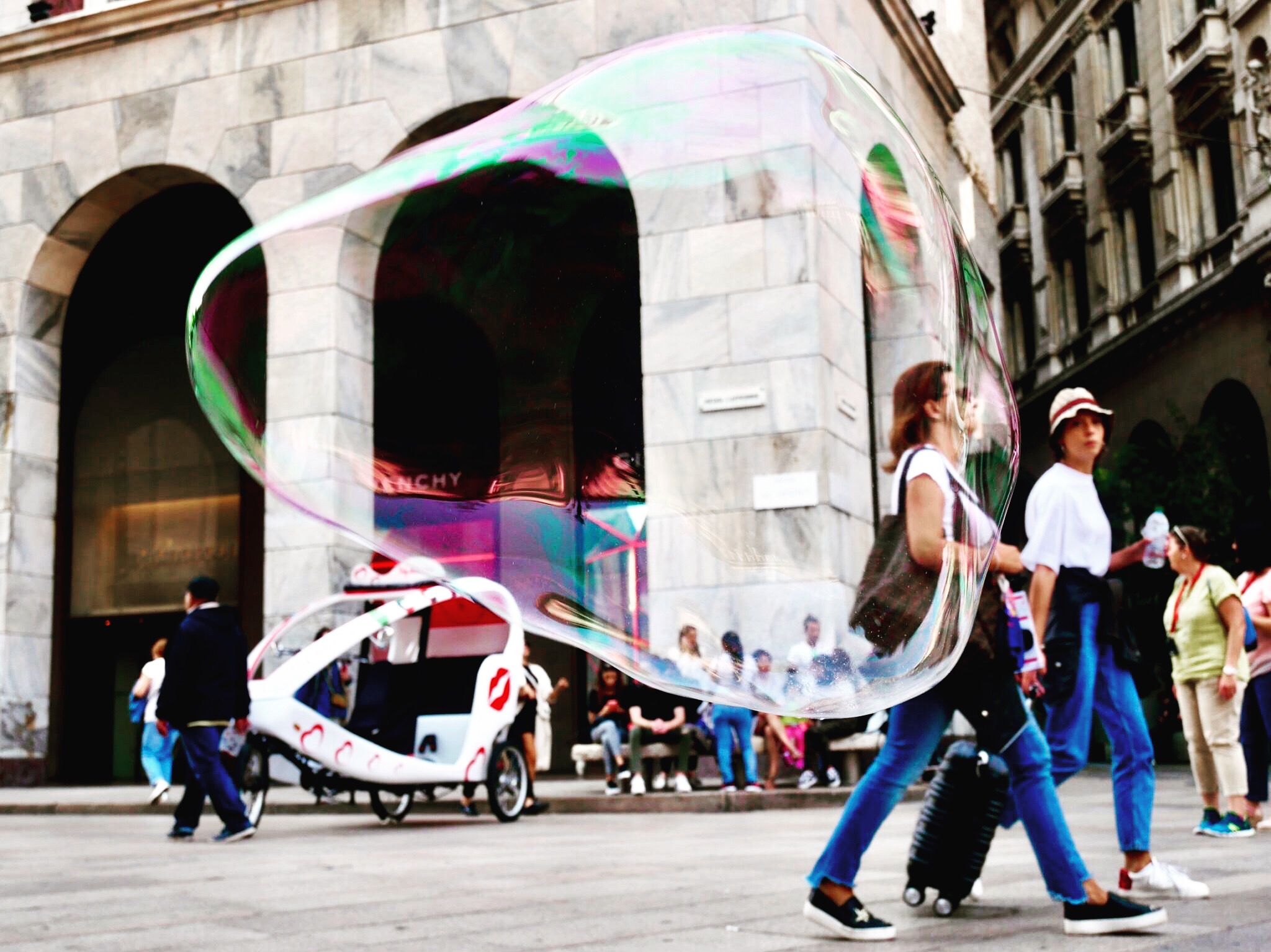 Run away from the bubble