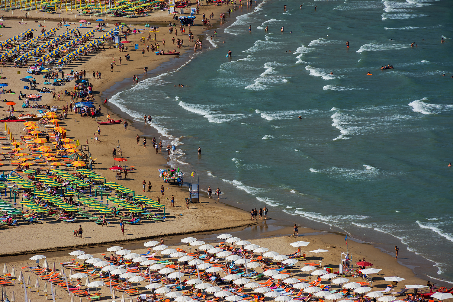 La spiaggia di Peschici