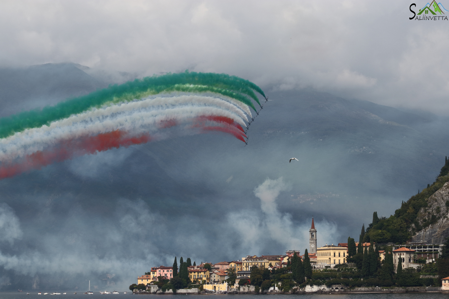 Frecce Tricolori a Varenna (Lc)