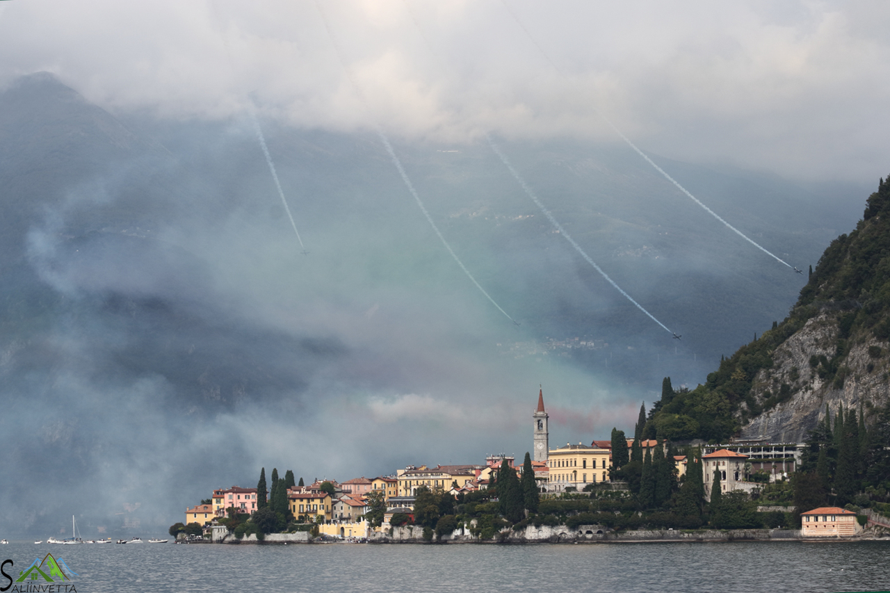 Frecce Tricolori a Varenna (Lc)