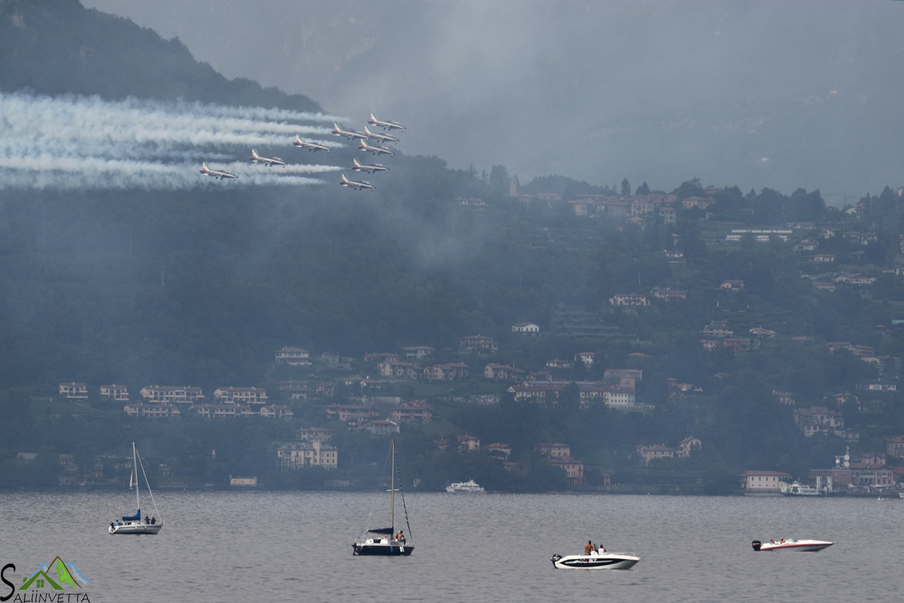 Frecce Tricolori a Varenna (Lc)