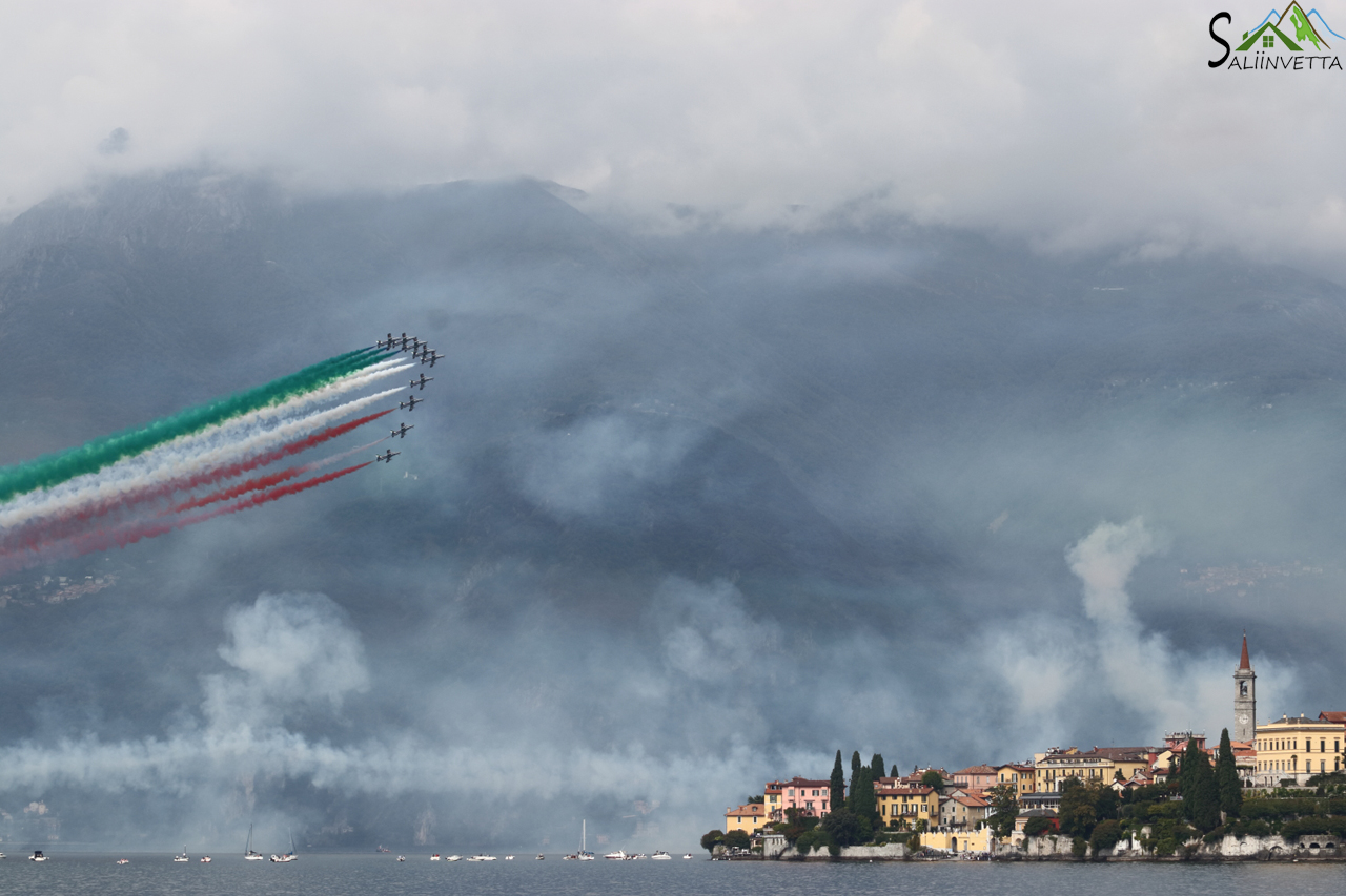 Frecce Tricolori a Varenna (Lc)