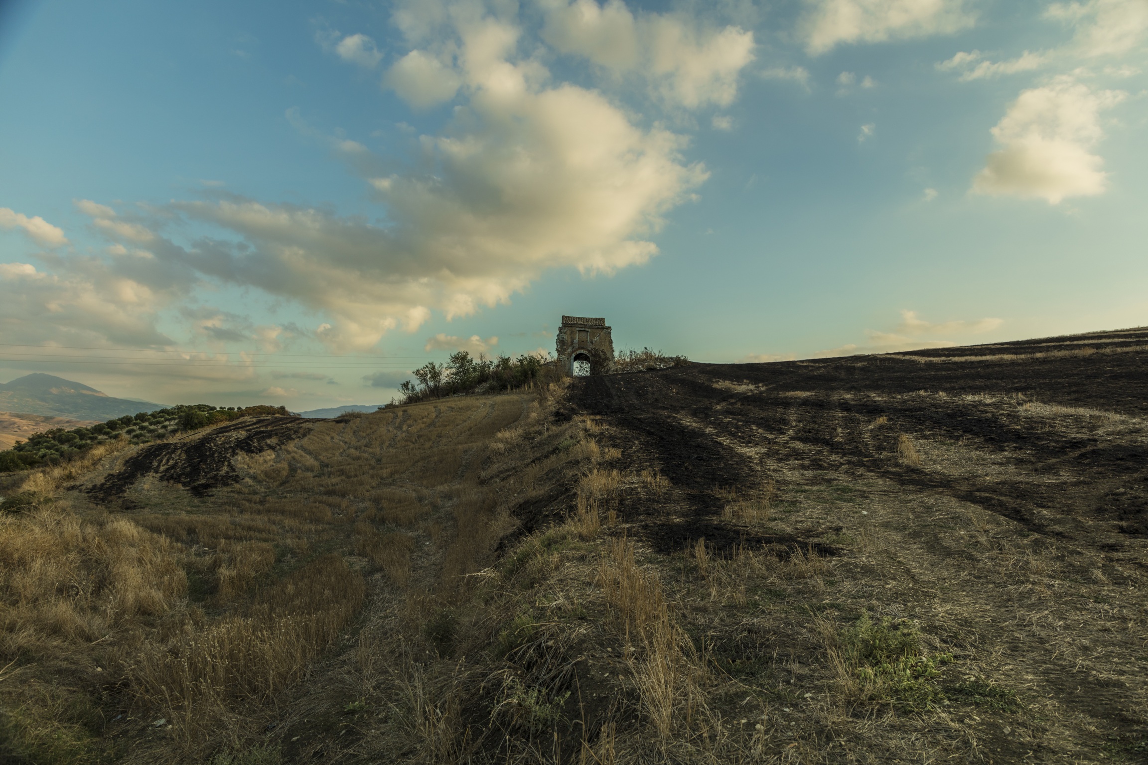 Ruins of rural house in Roccamena (Pa)