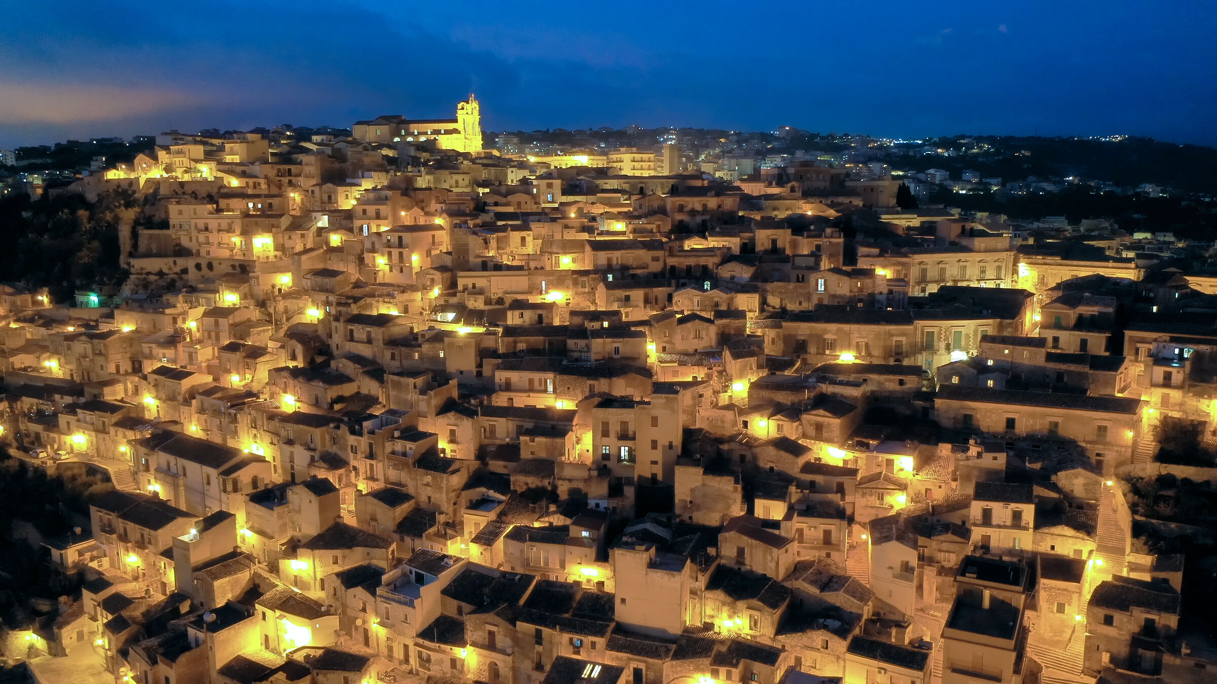 La vista da quassù è splendida