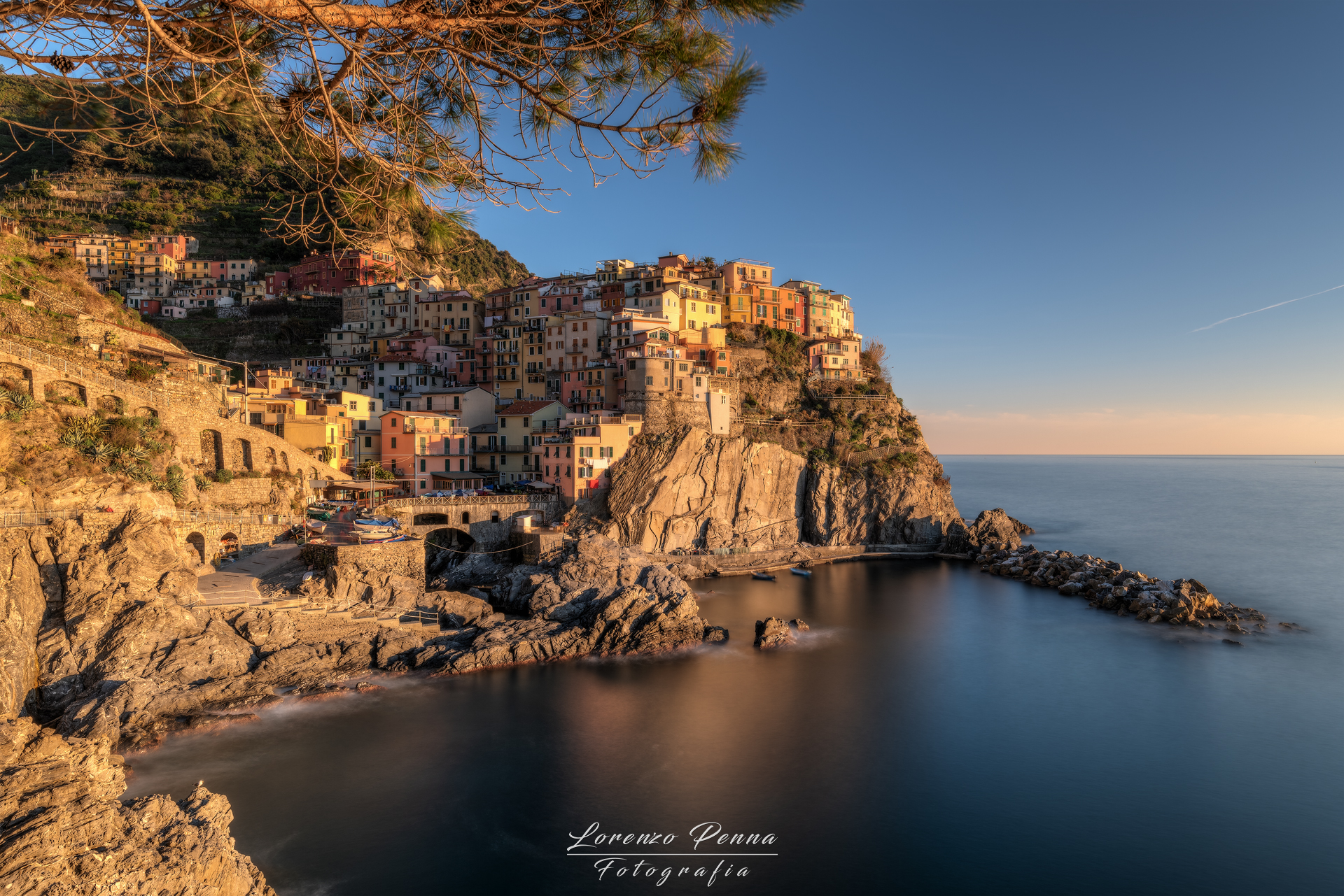 Manarola during the golden hour