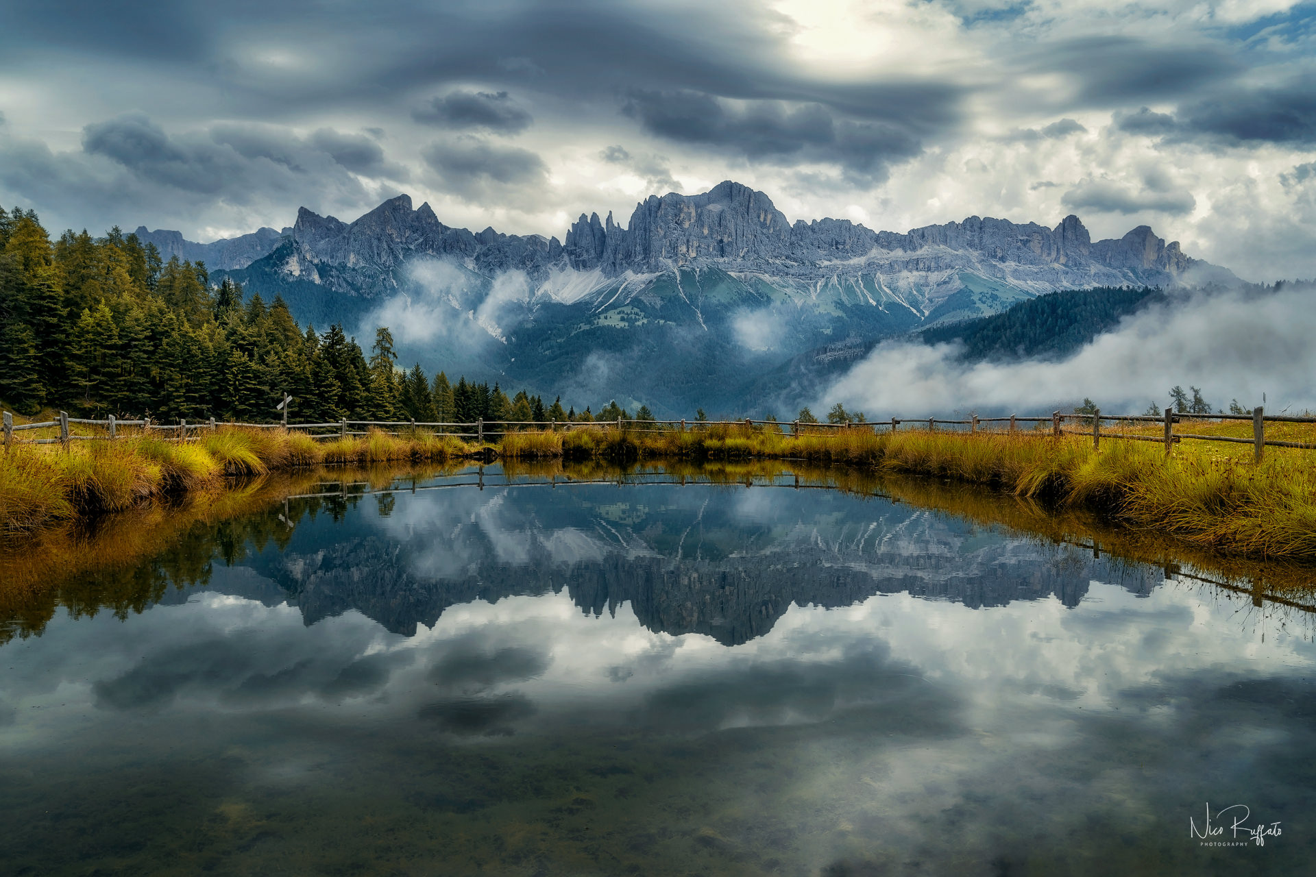 Il Catinaccio allo specchio