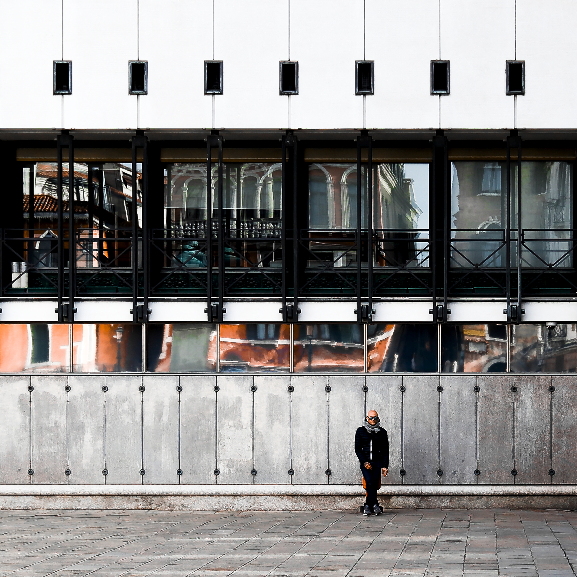 Mix between ancient and modern (Venice)