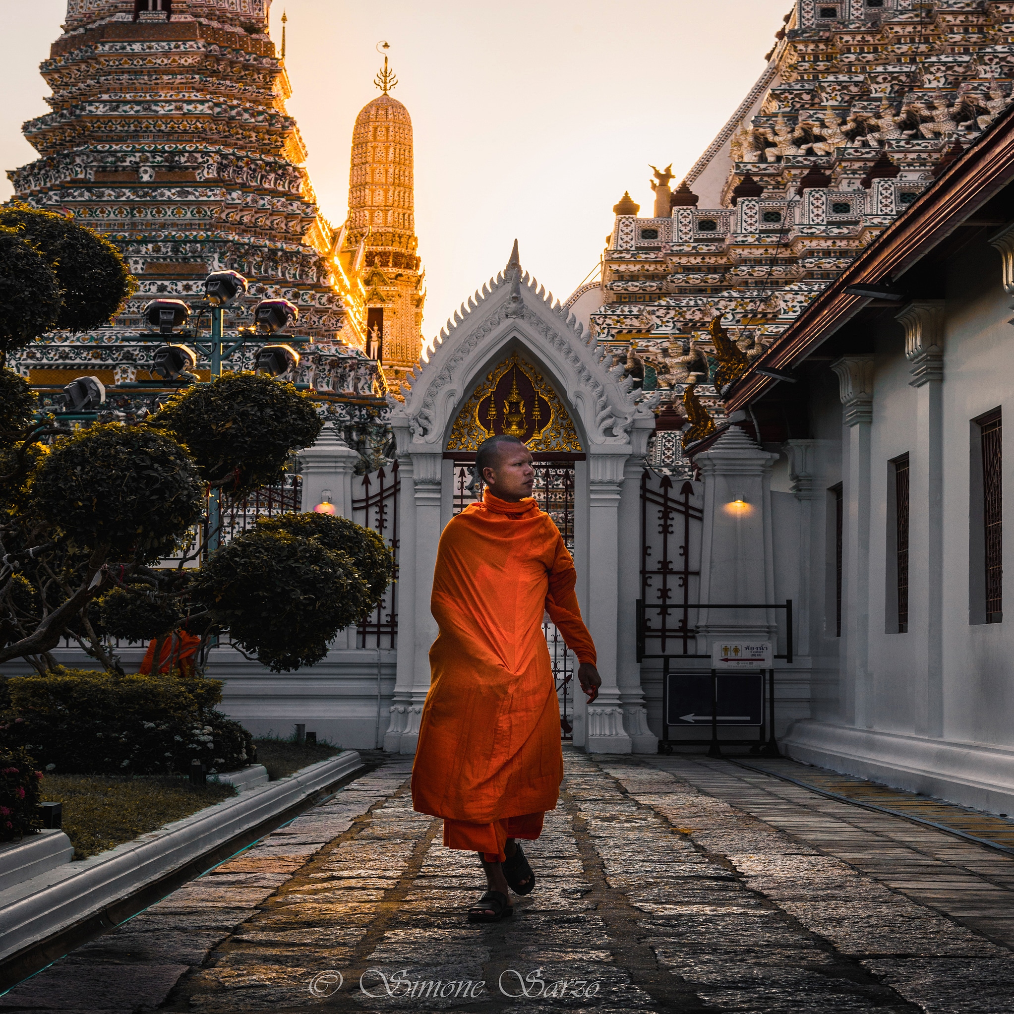 Monk at Wat Arun