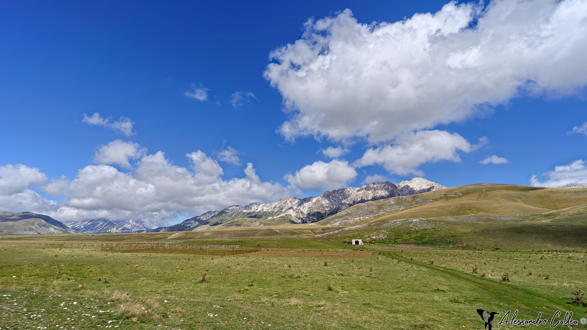 Scorcio dell'immenso Campo Imperatore