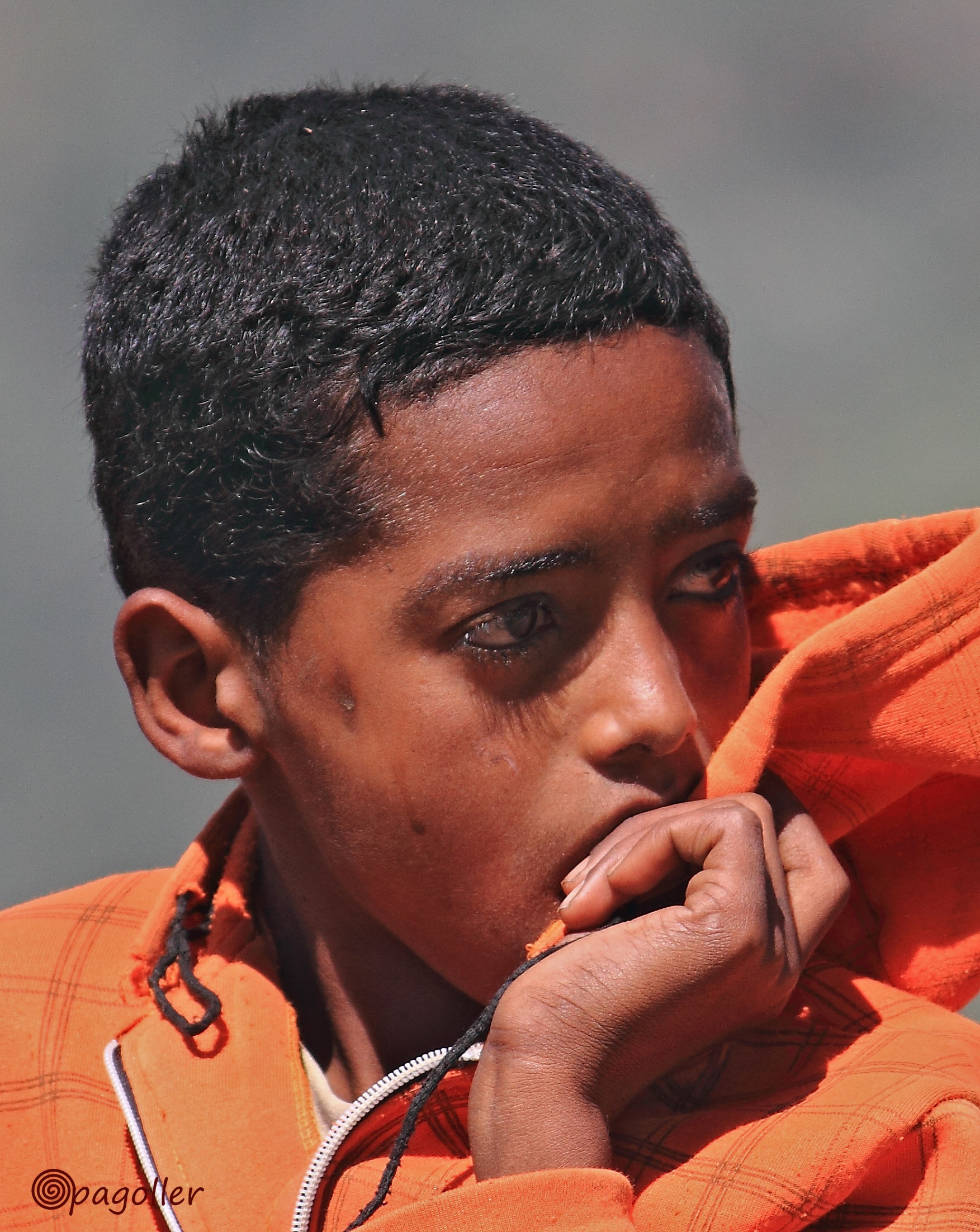 bimbo pensieroso - Eritrea