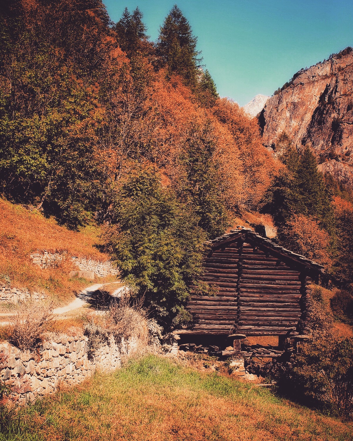 Il suggestivo autunno valdostano