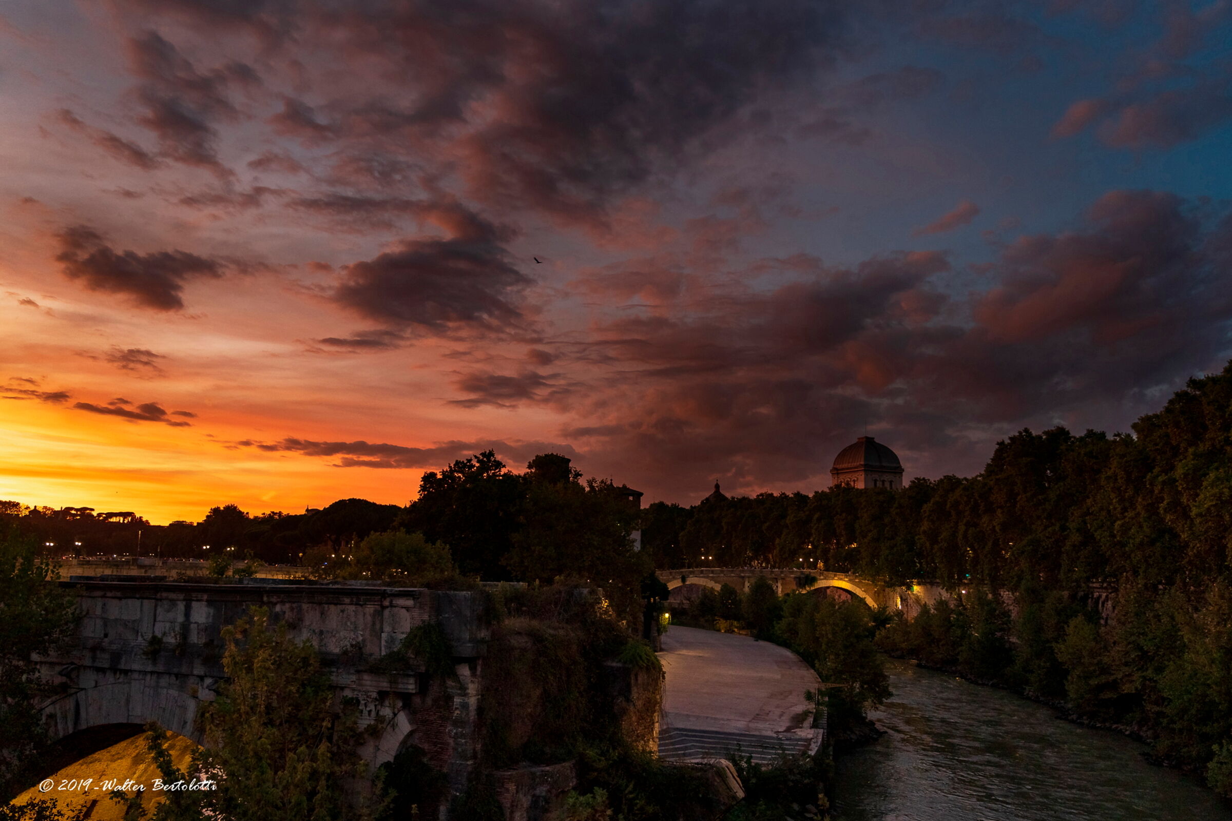 tramonto da "ponte rotto"-raduno 5 ottobre