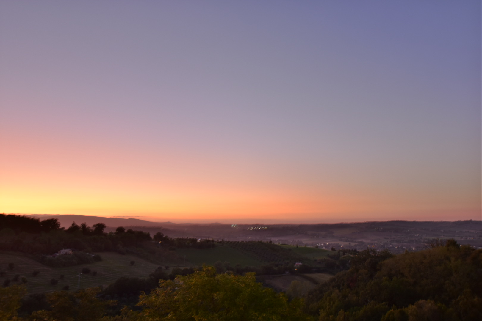 Sunset from terrace 2