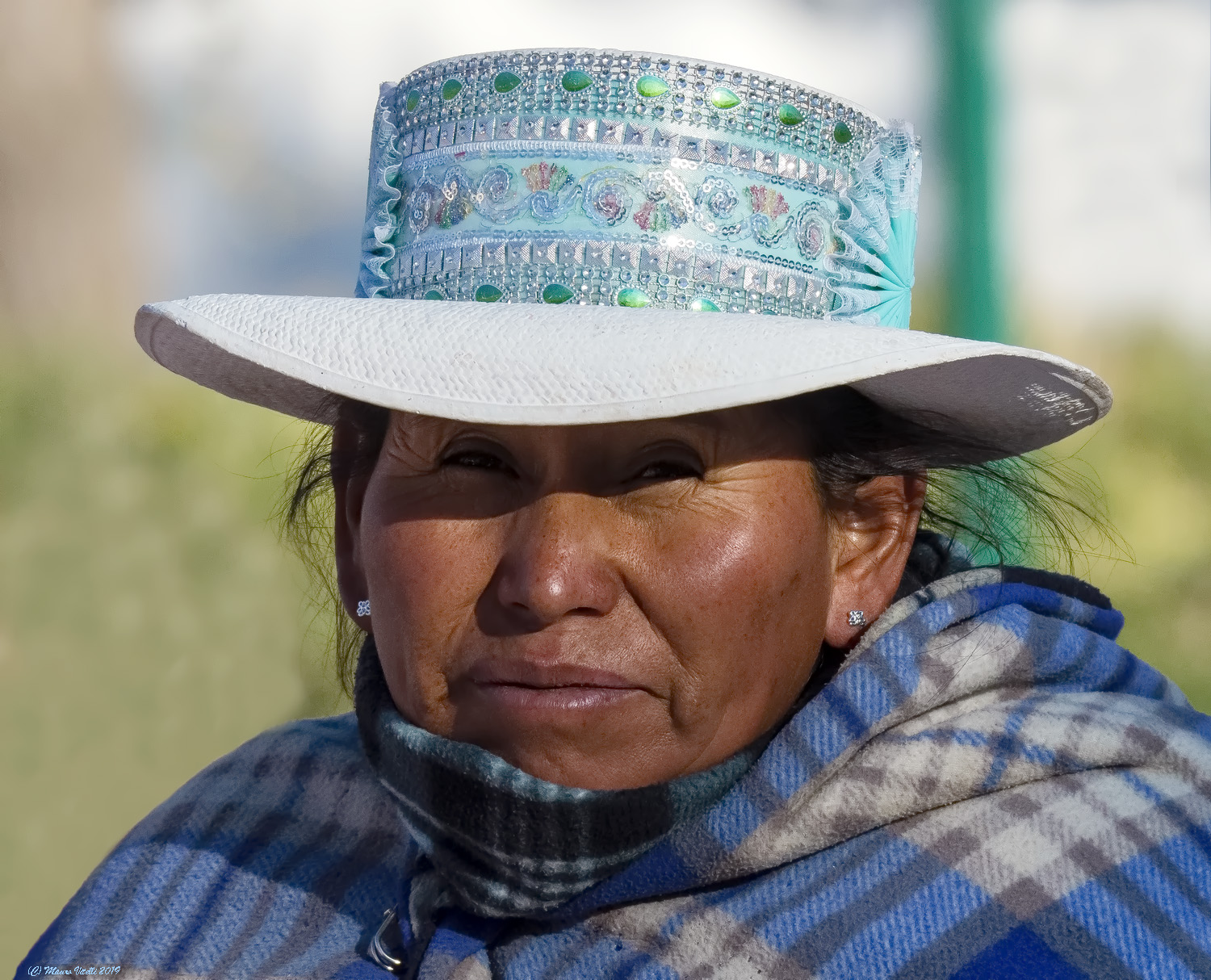 Clothing seller in Alpaca (Andes of Peru)