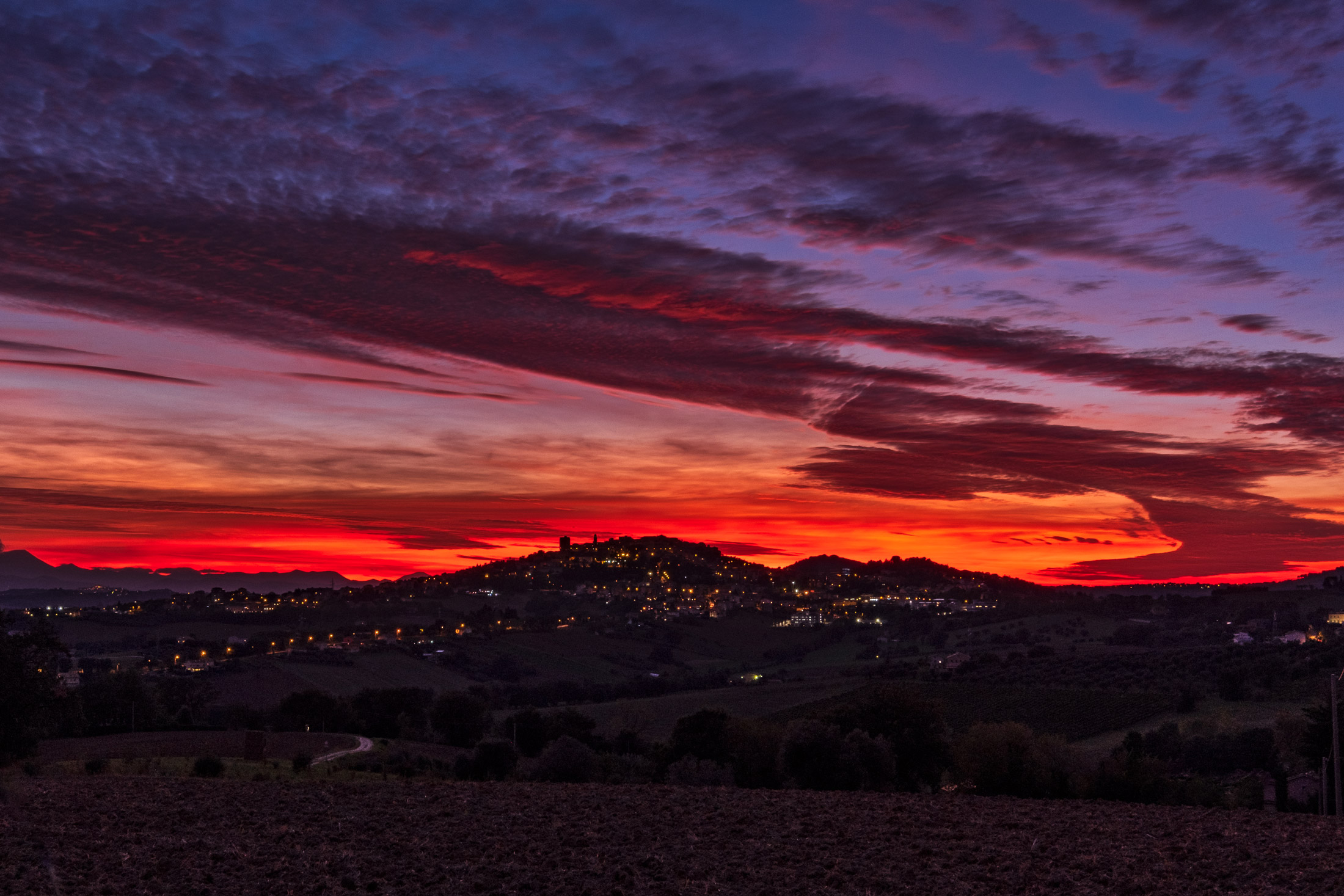 Osimo al tramonto