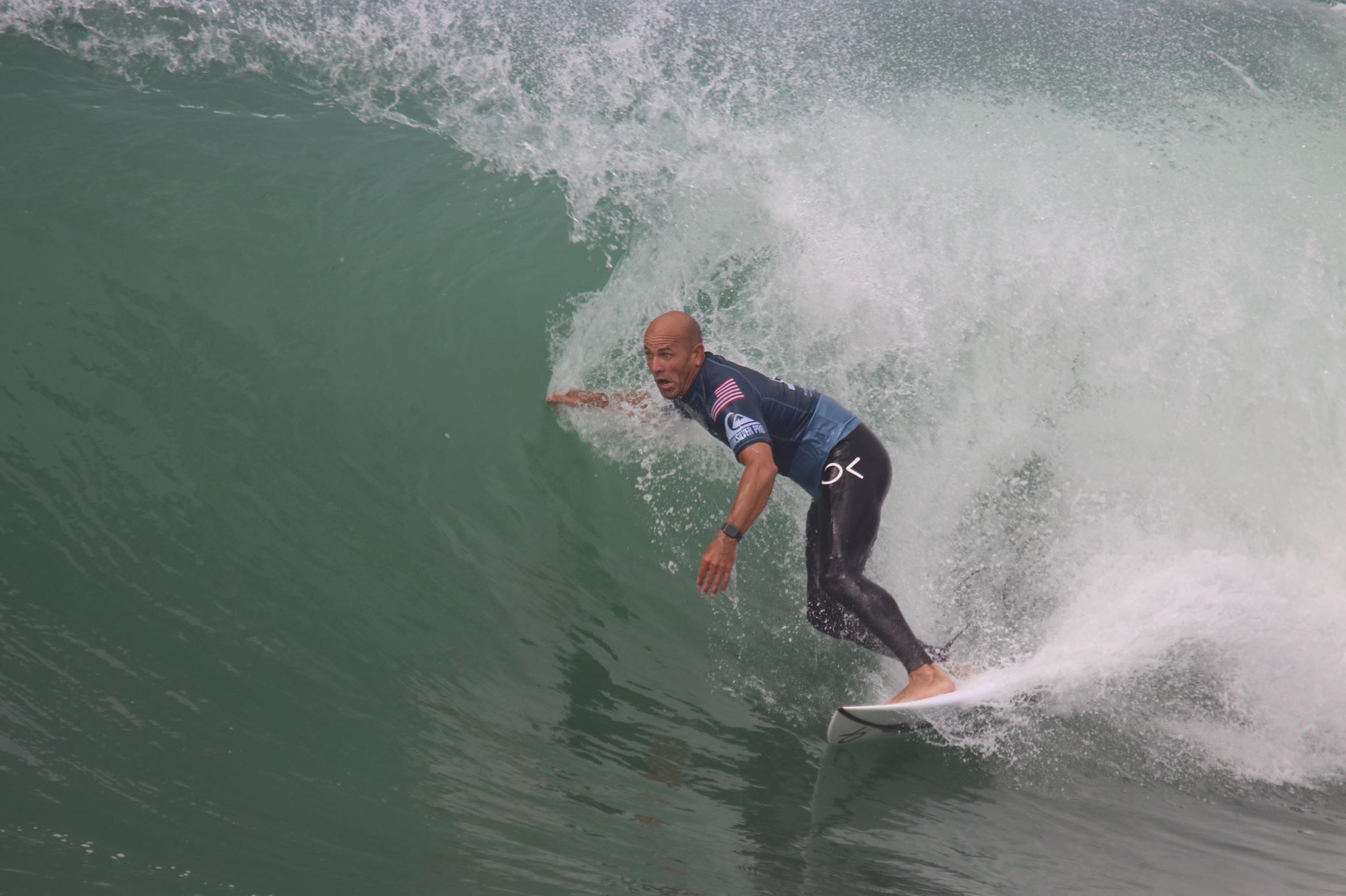 Kelly Slater at 2019 World Surf Championships France 1