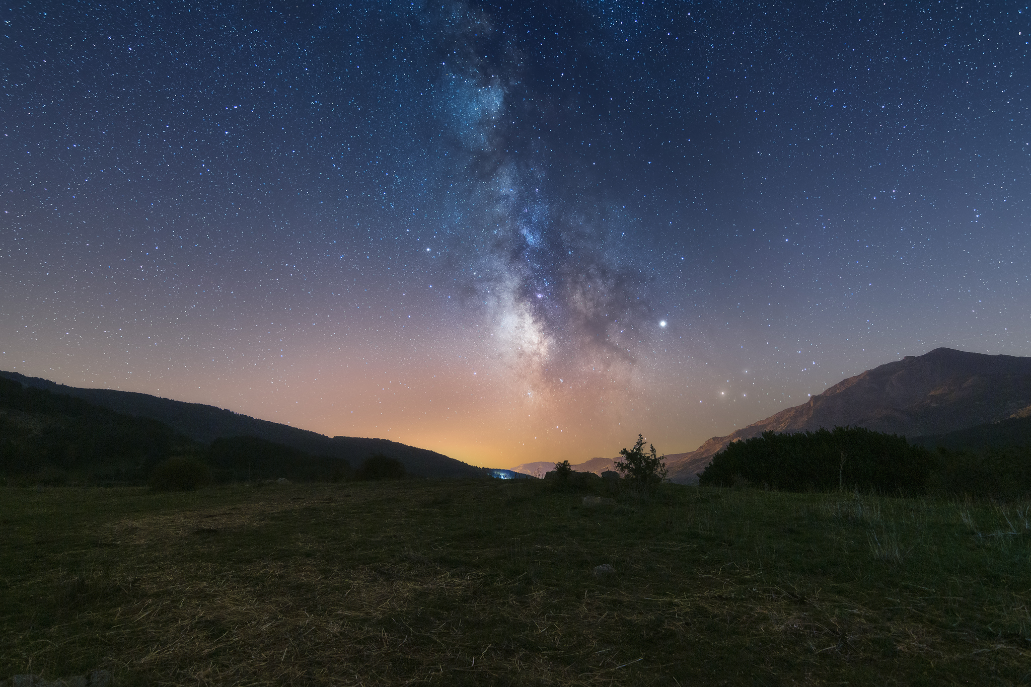 Ultima via lattea dell'anno.