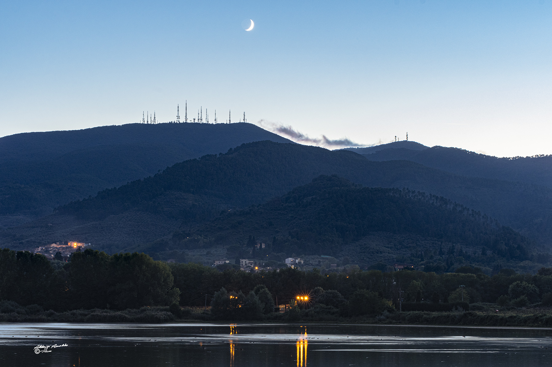 It's getting evening.