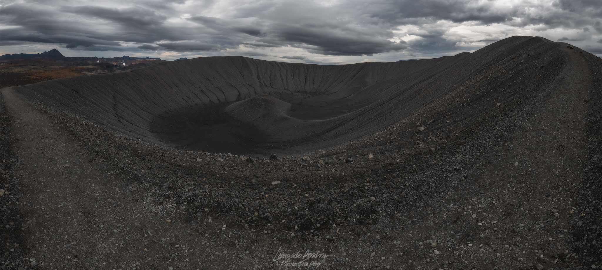 Hverfjall - 1km di diametro di cratere
