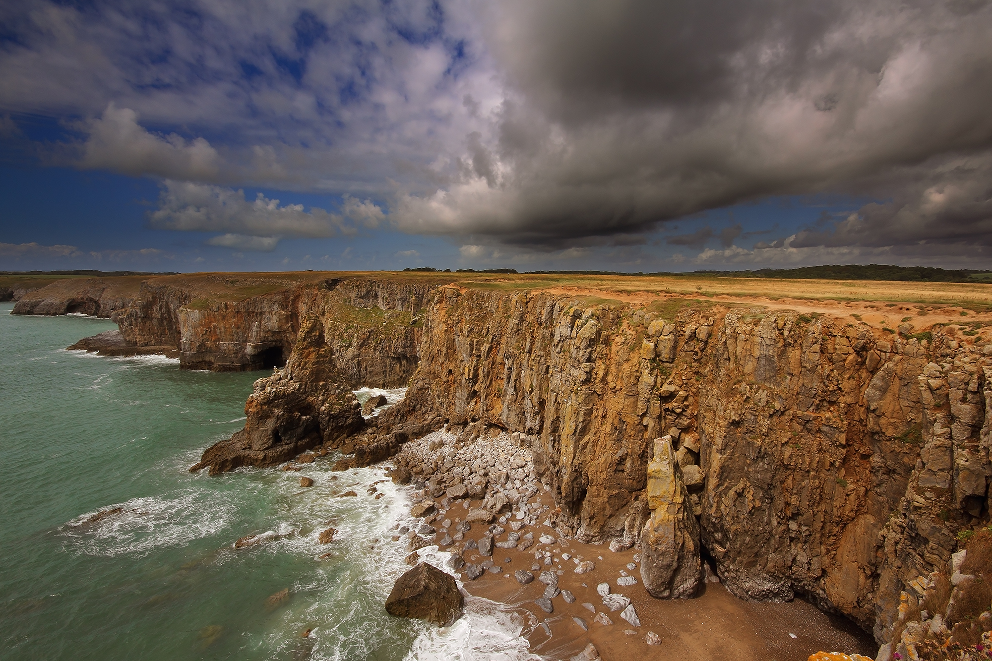 just me at stackpole head