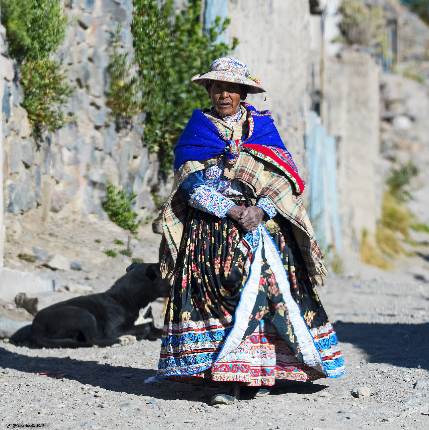 Colors and villages of Peru