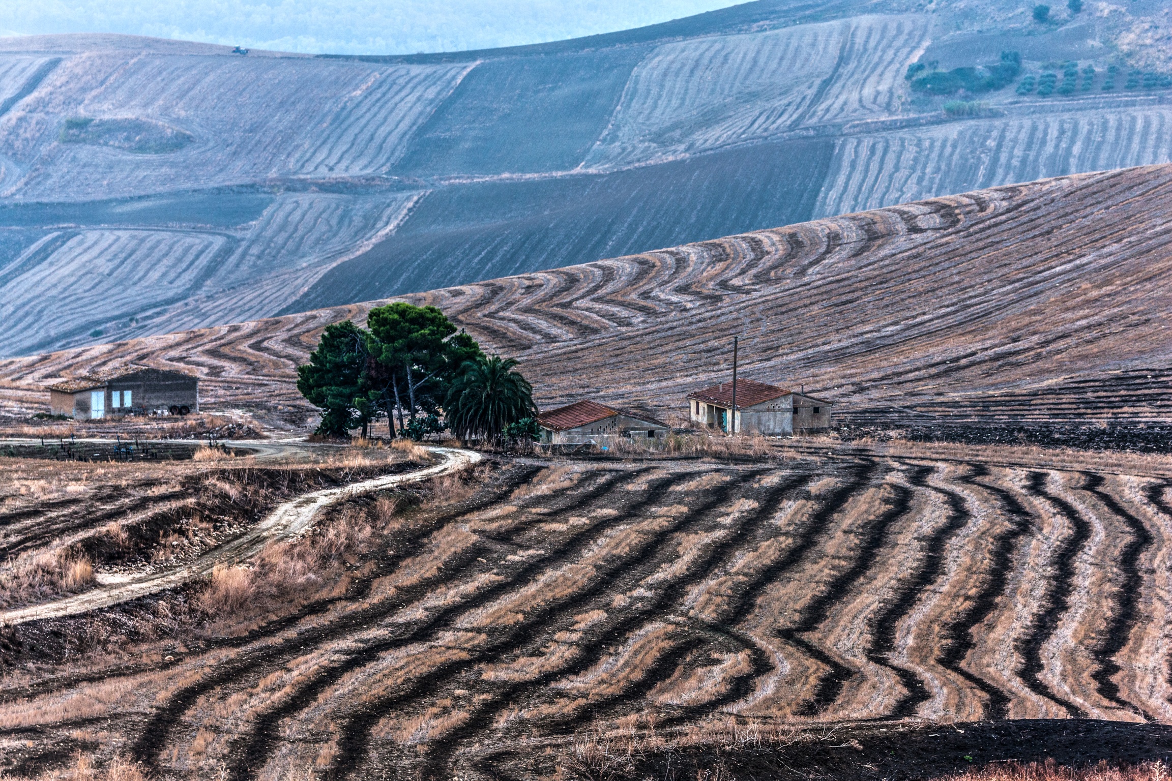 Roccamena.Autumn Landscape
