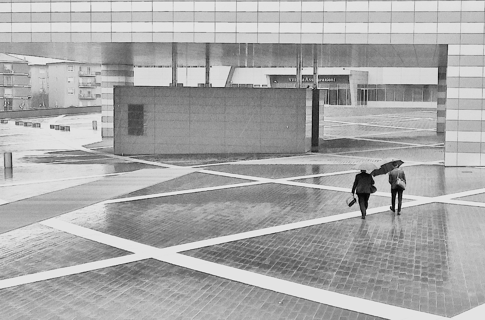 A rainy day in Milan