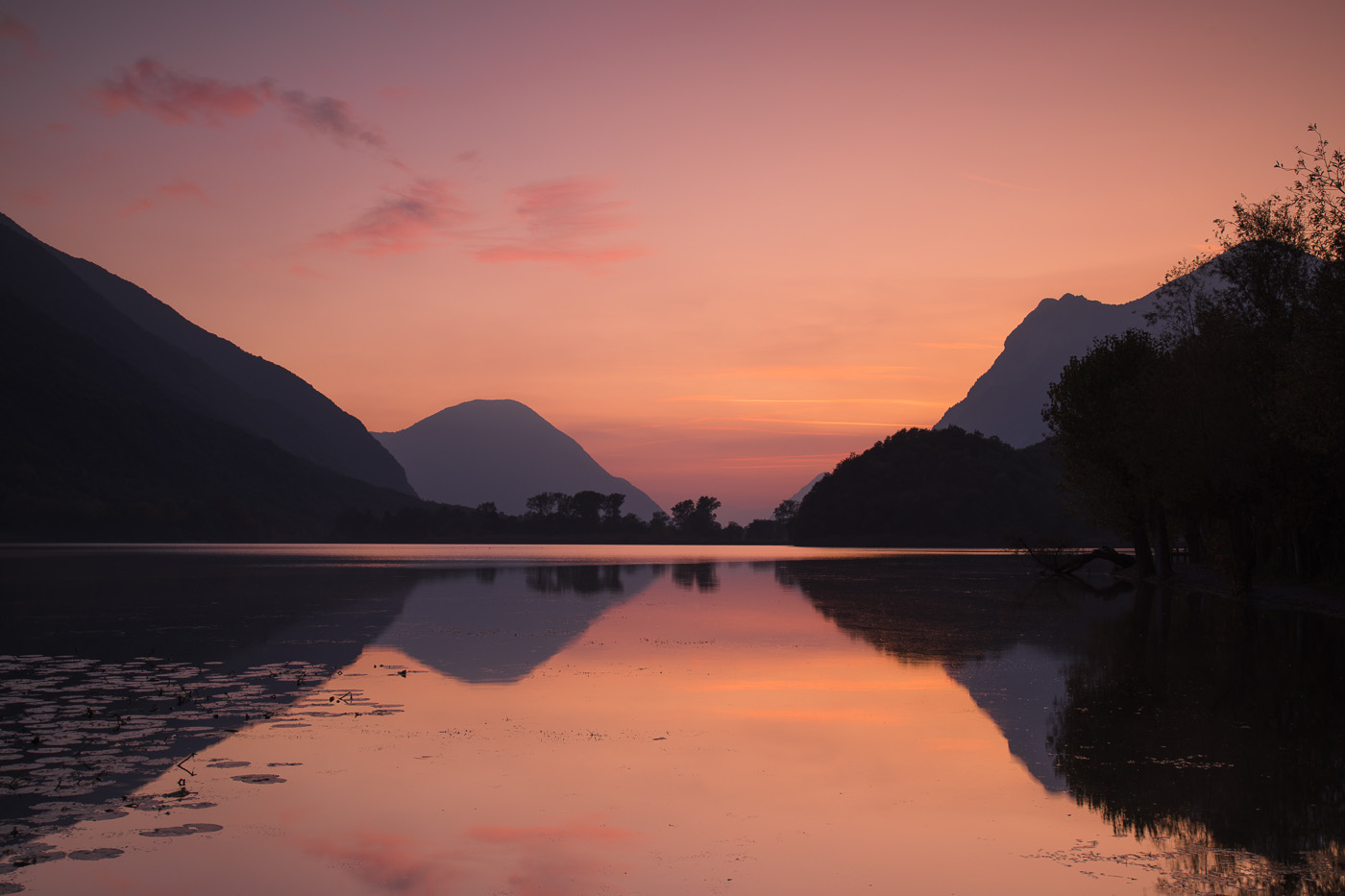 Sunset at The Piano Lake