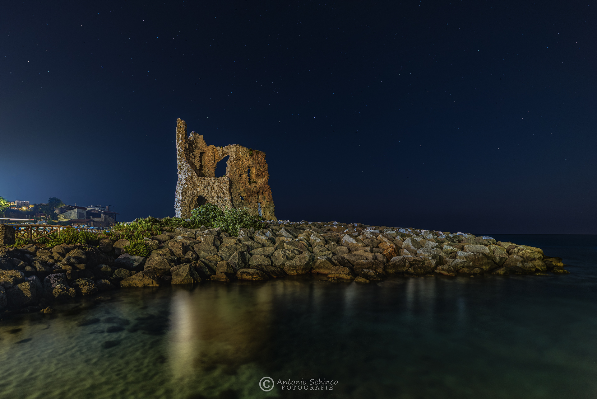 The Sentry Gun By Night
