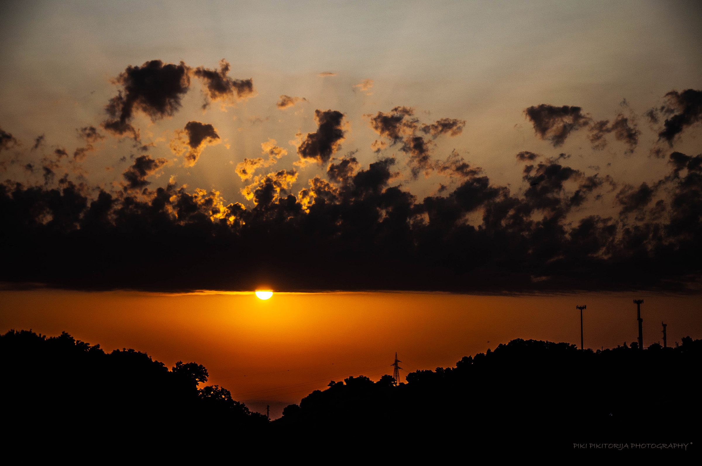 Tramonto irripetibile