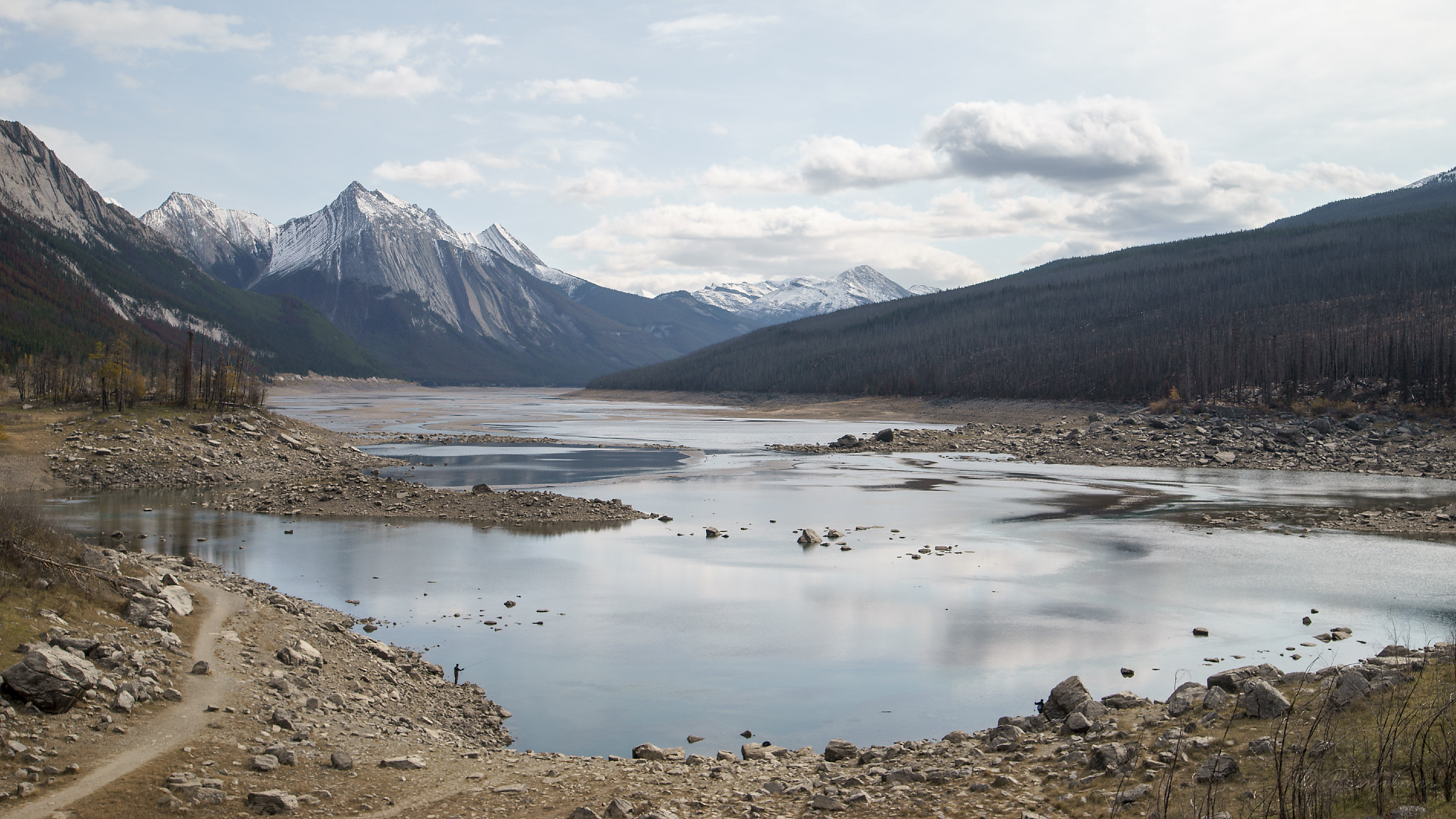 Medicine Lake Full View, Jasper Canada