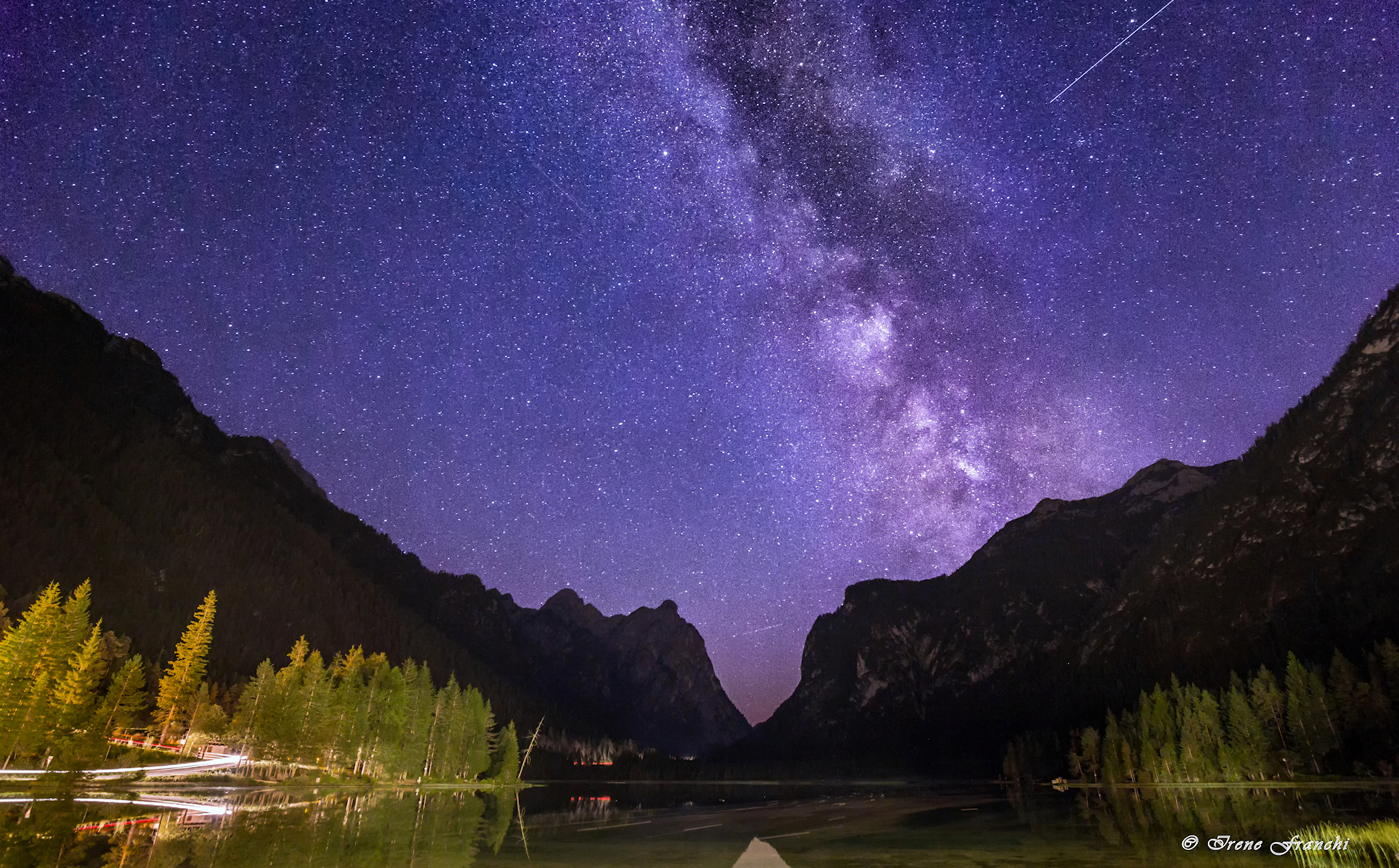 Milky Way on Lake Dobbiaco