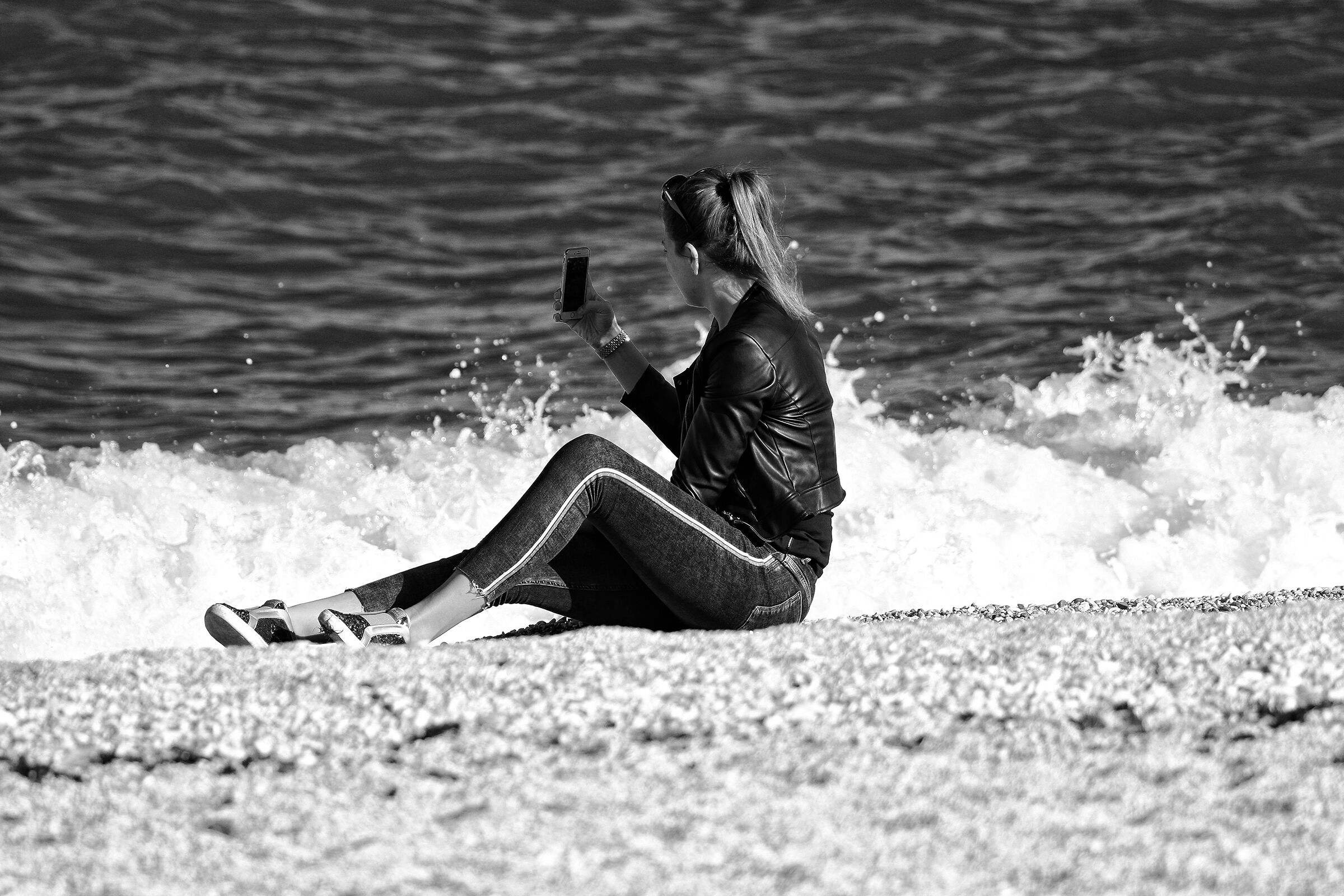 Specchiandosi sull'onda