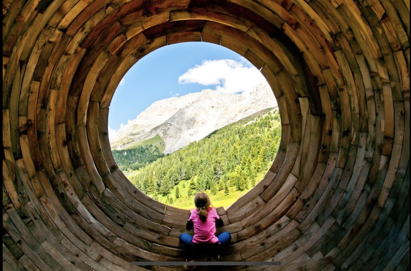 An eye on the Latemar