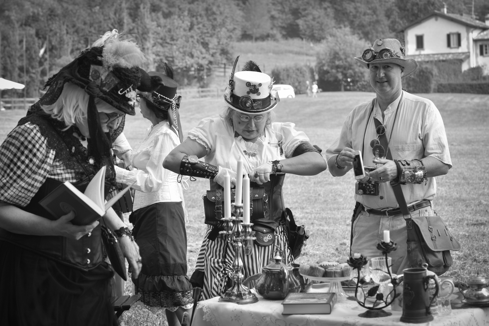 Steampunk Tea & Horses