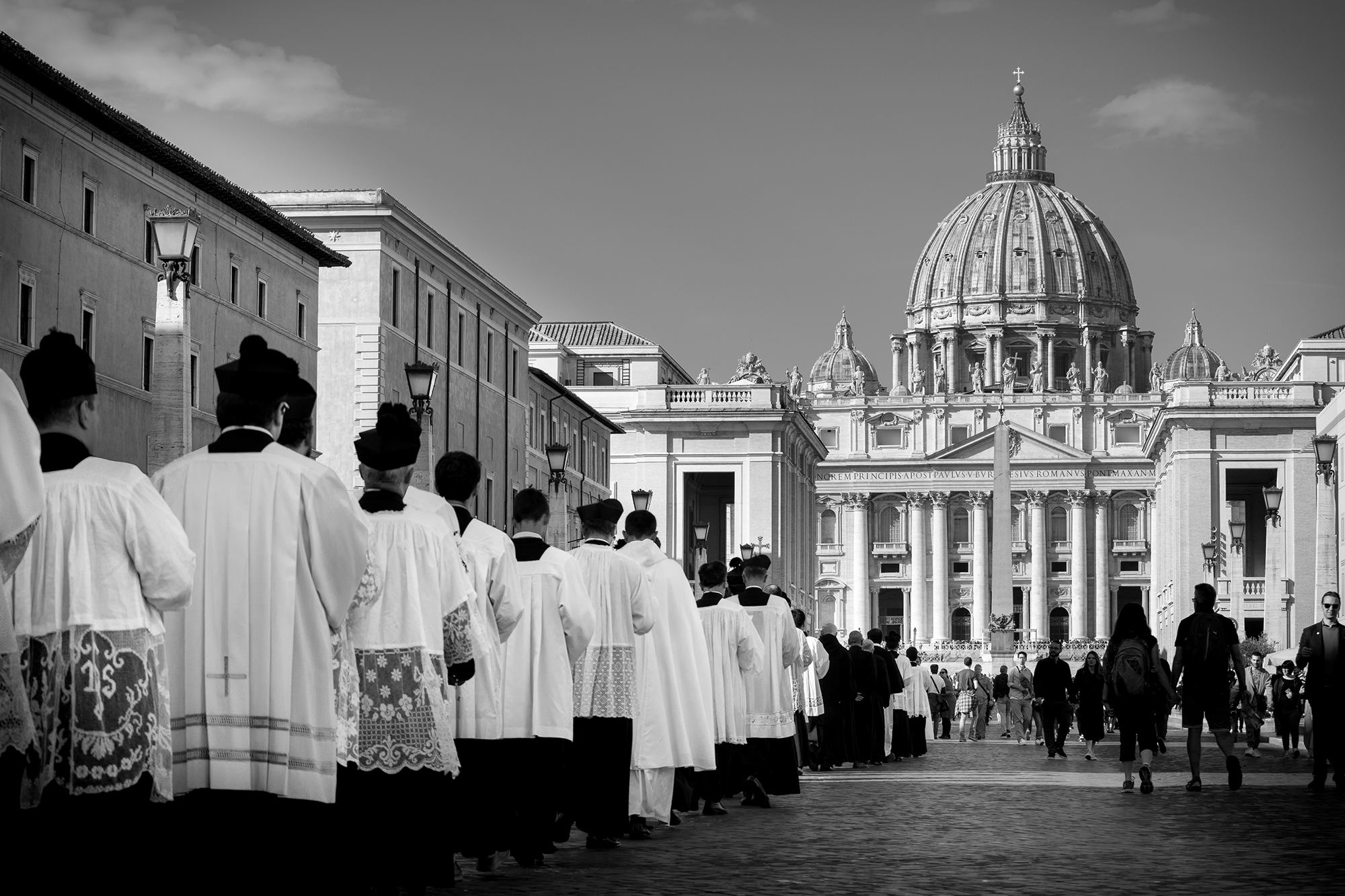 Procession of American prelates in St. Peter's
