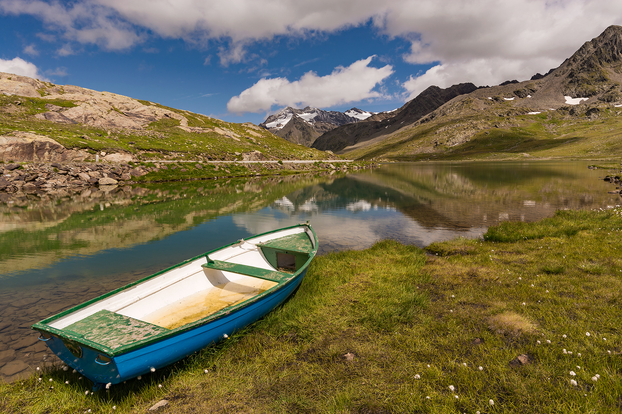 White Lake with boat