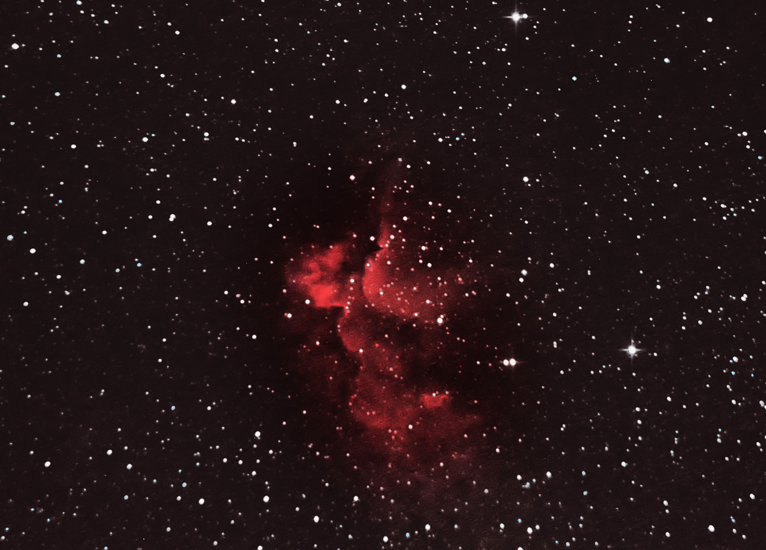nebulosa wizard in cepheus NGC 7380