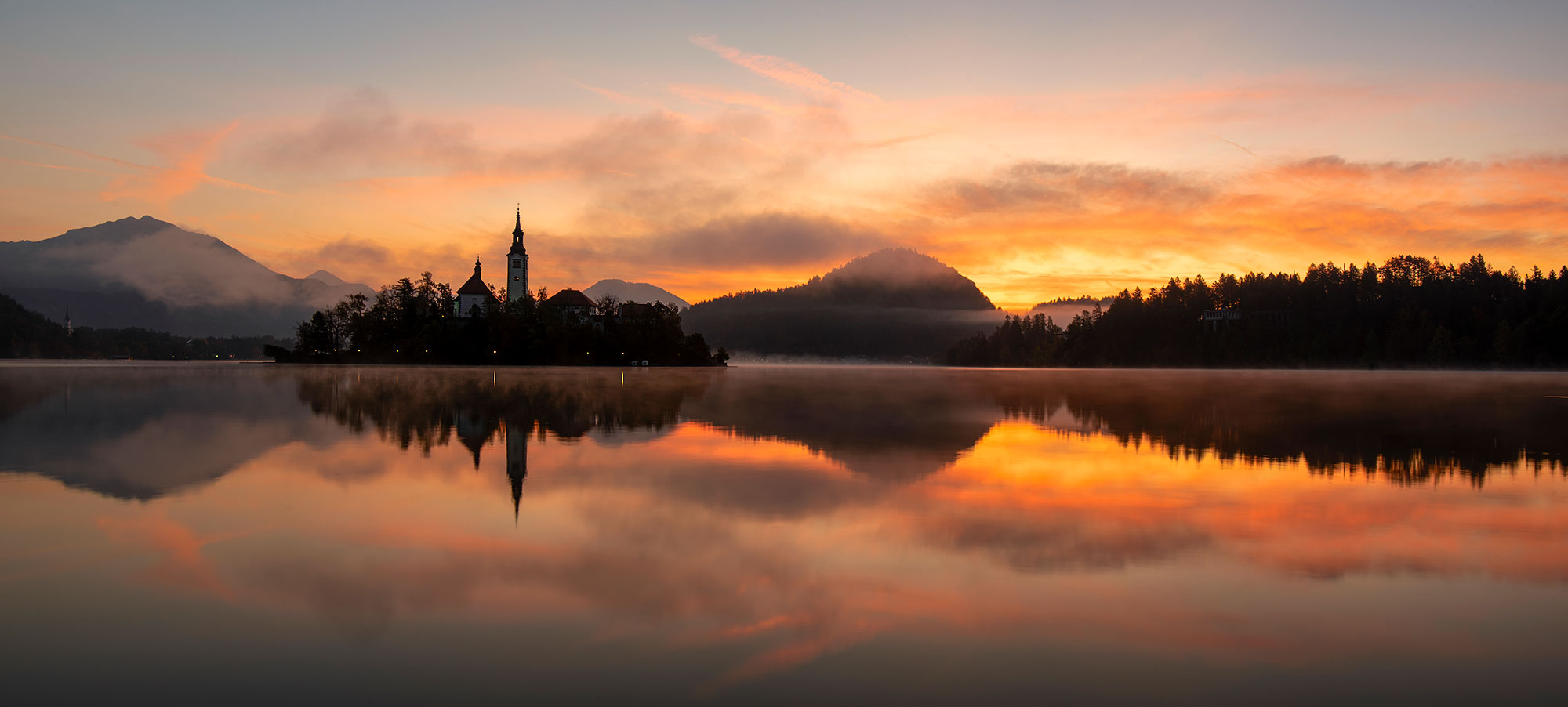 Alba al Lago di Bled