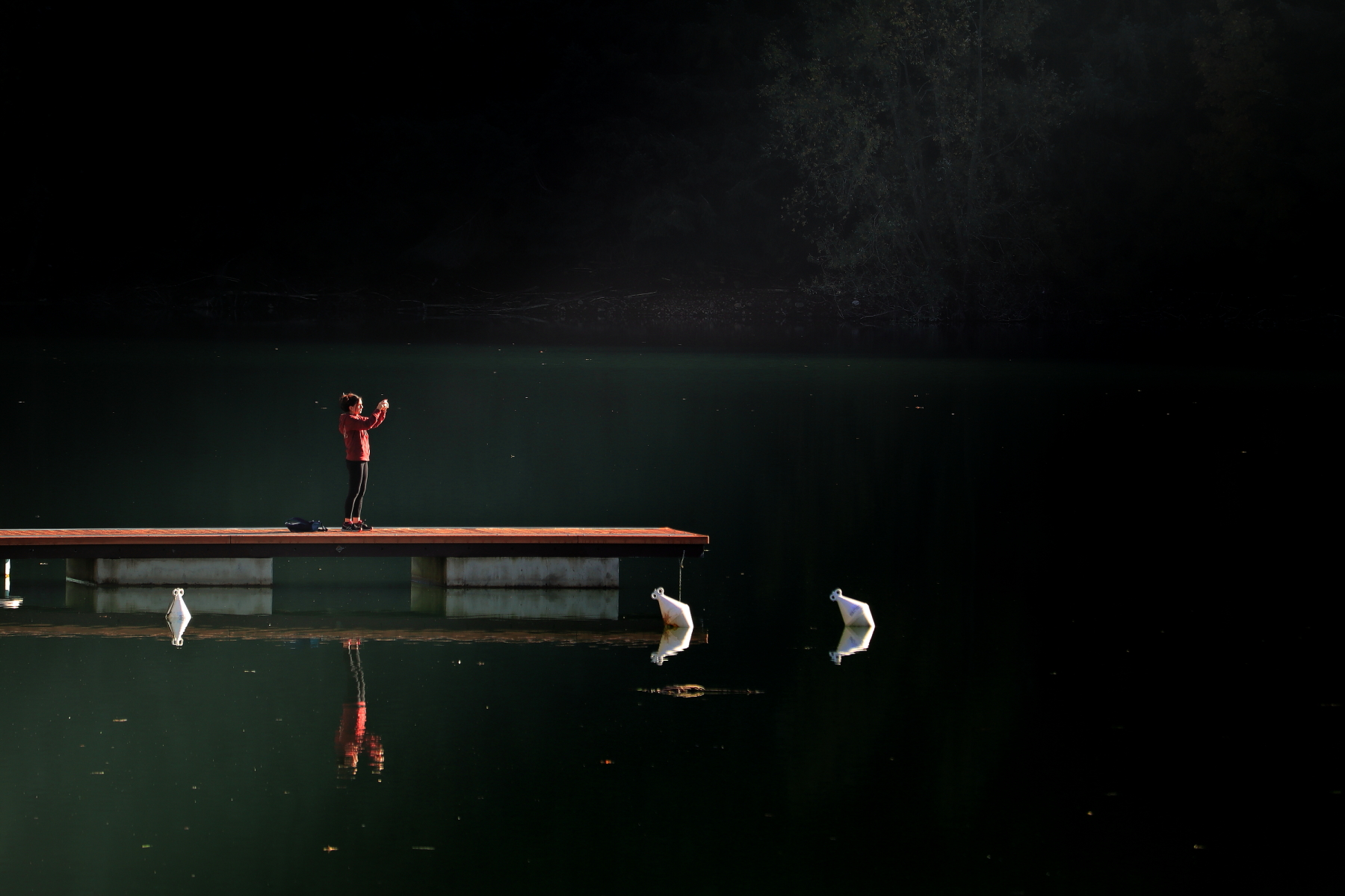 Clikkando at the lake