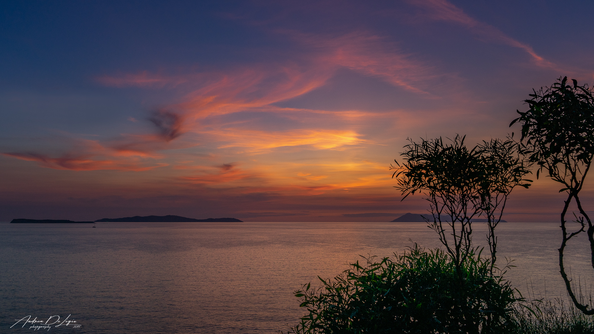 Sunset in Corfu