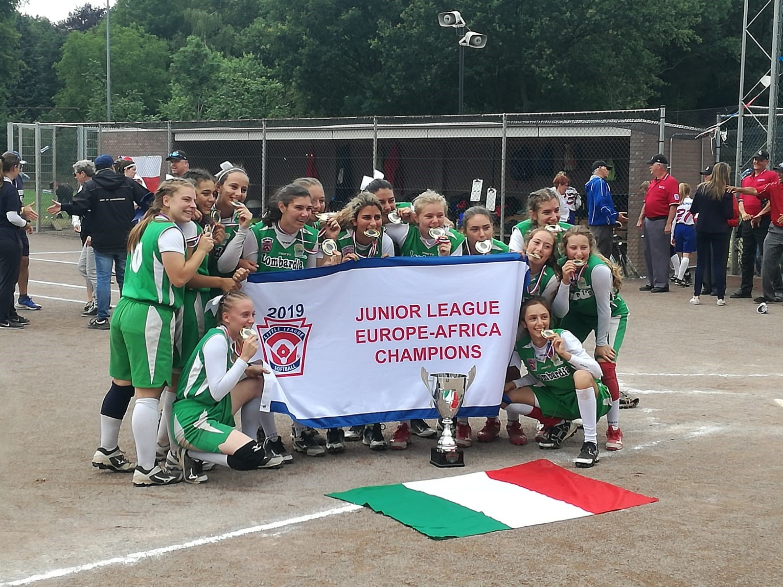 European champions ... ready for America