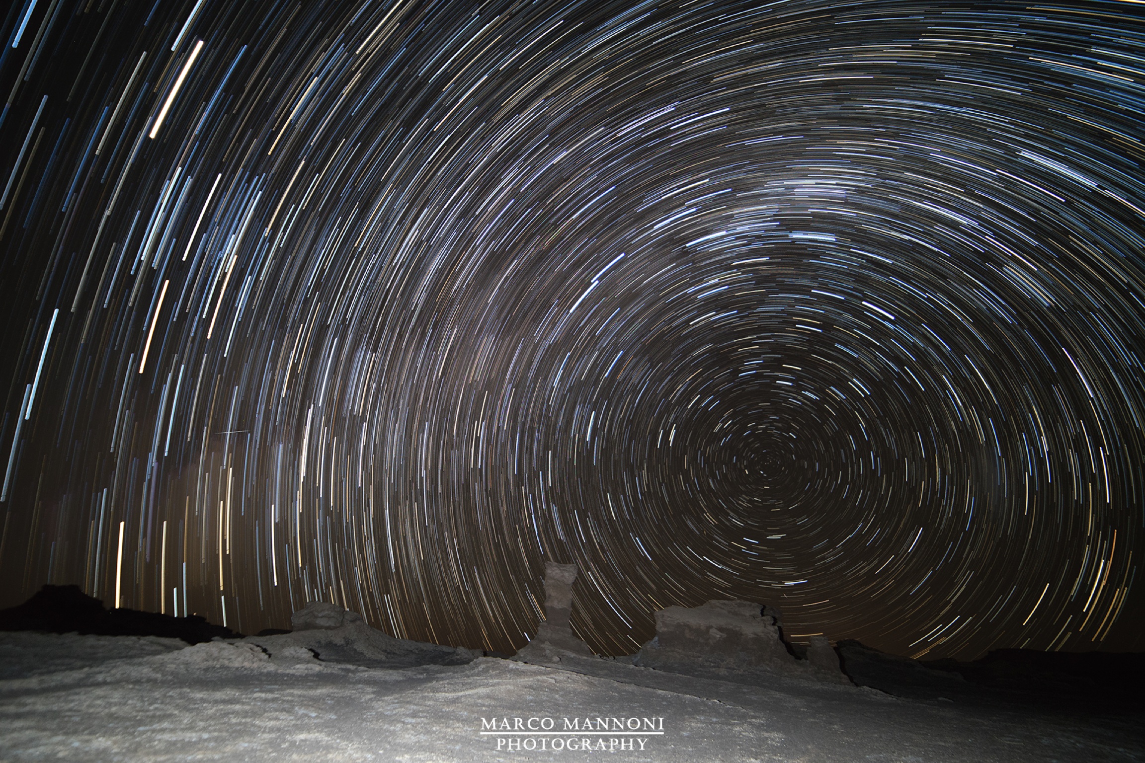 Star trail in Atacama