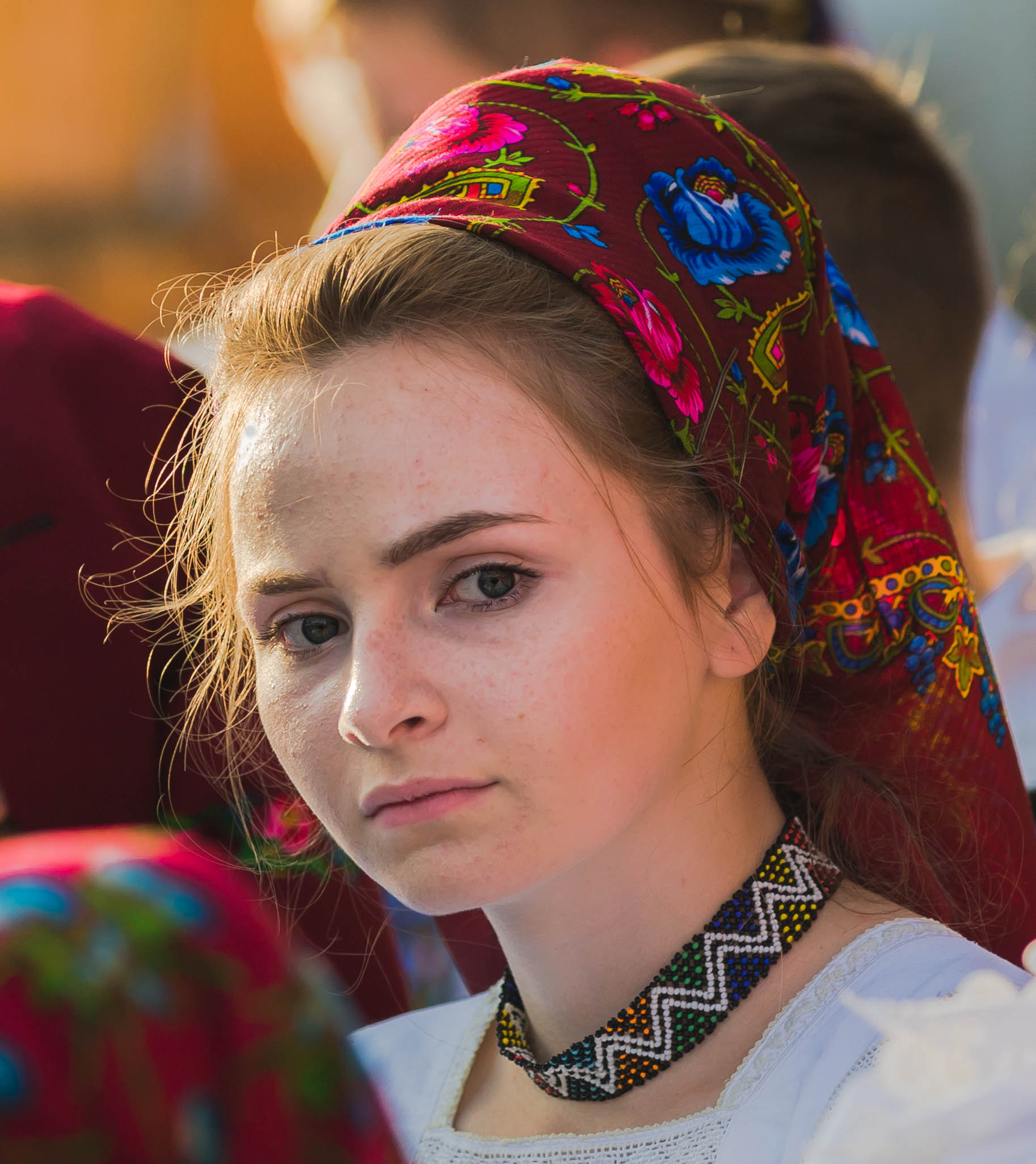 Maramures, Romania girl in traditional dress