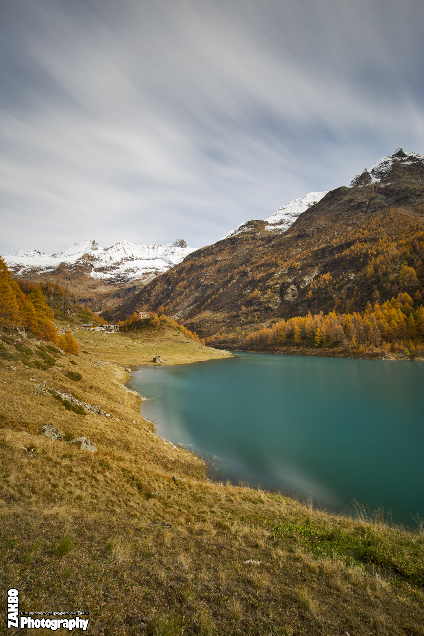Lunga esposizione lago Place Moulin