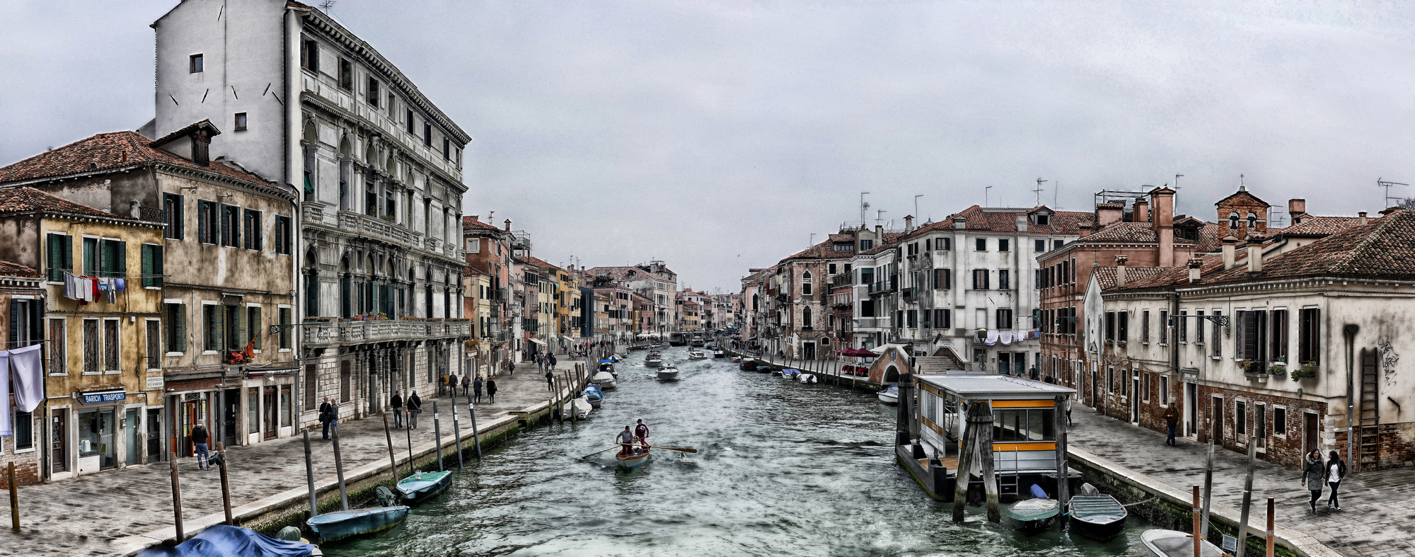 Photostitching from the bridge of the 3 Arches